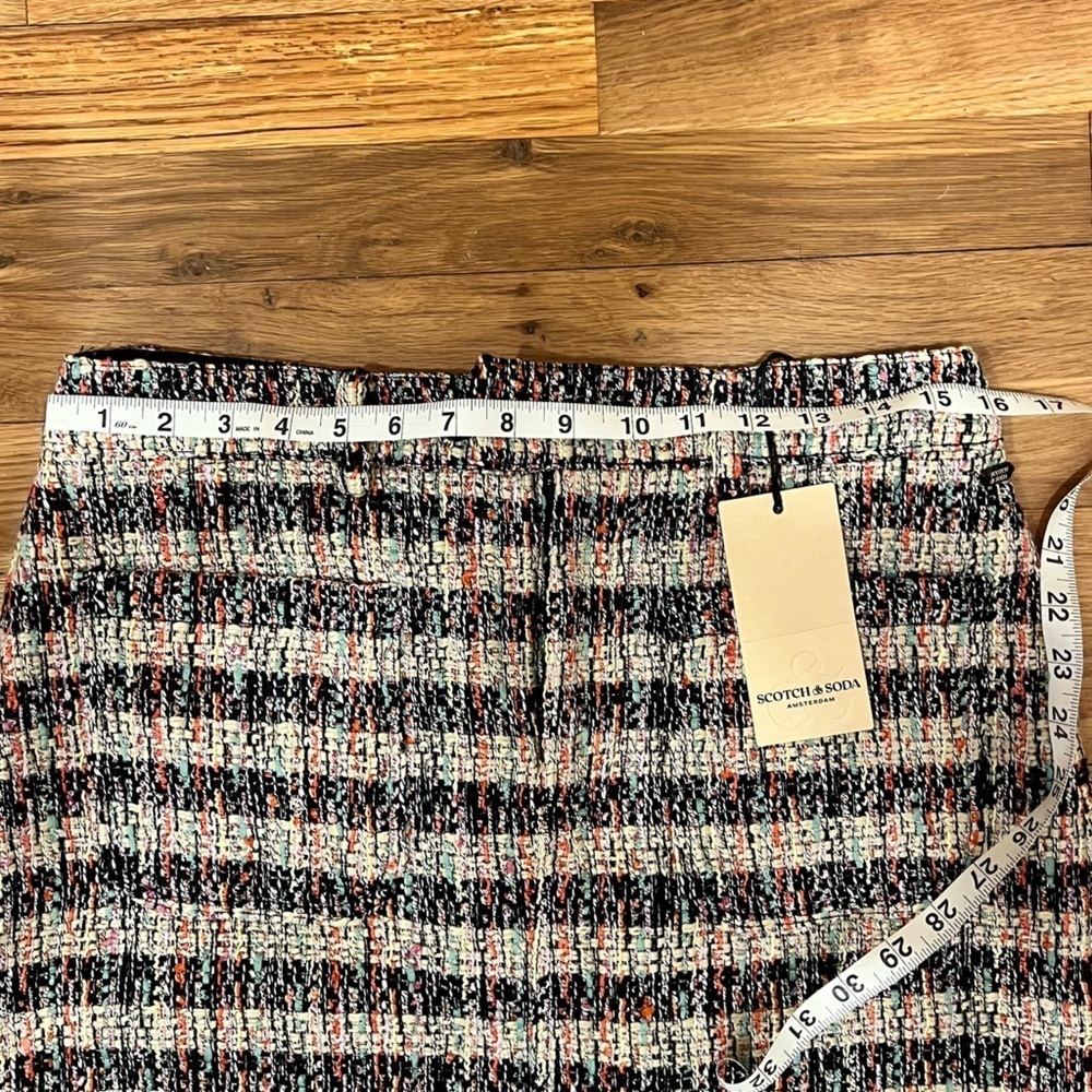 Scotch & Soda | Tweed Patch Pocket | Mini Skirt | Sz M | Tweed Skirt | NWT - Picture 11 of 12